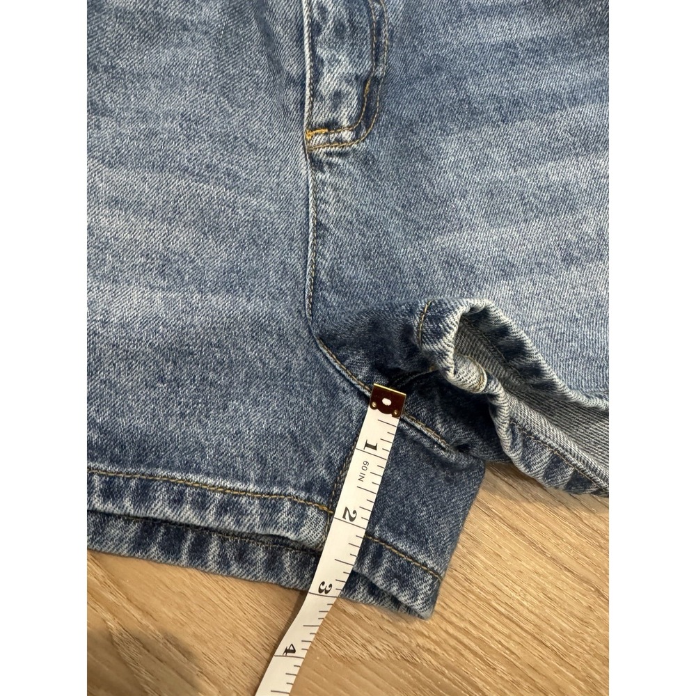 BDG Urban Outfitters High Rise Pull-On Mom Shorts Denim XL Boho Casual - Picture 5 of 5